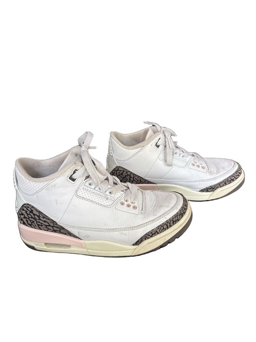 Nike Women's Air Jordan 3 "Dark Mocha" Mid-Top Sneakers. Size 6 - Picture 1 of 10